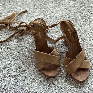 Lace up sandals